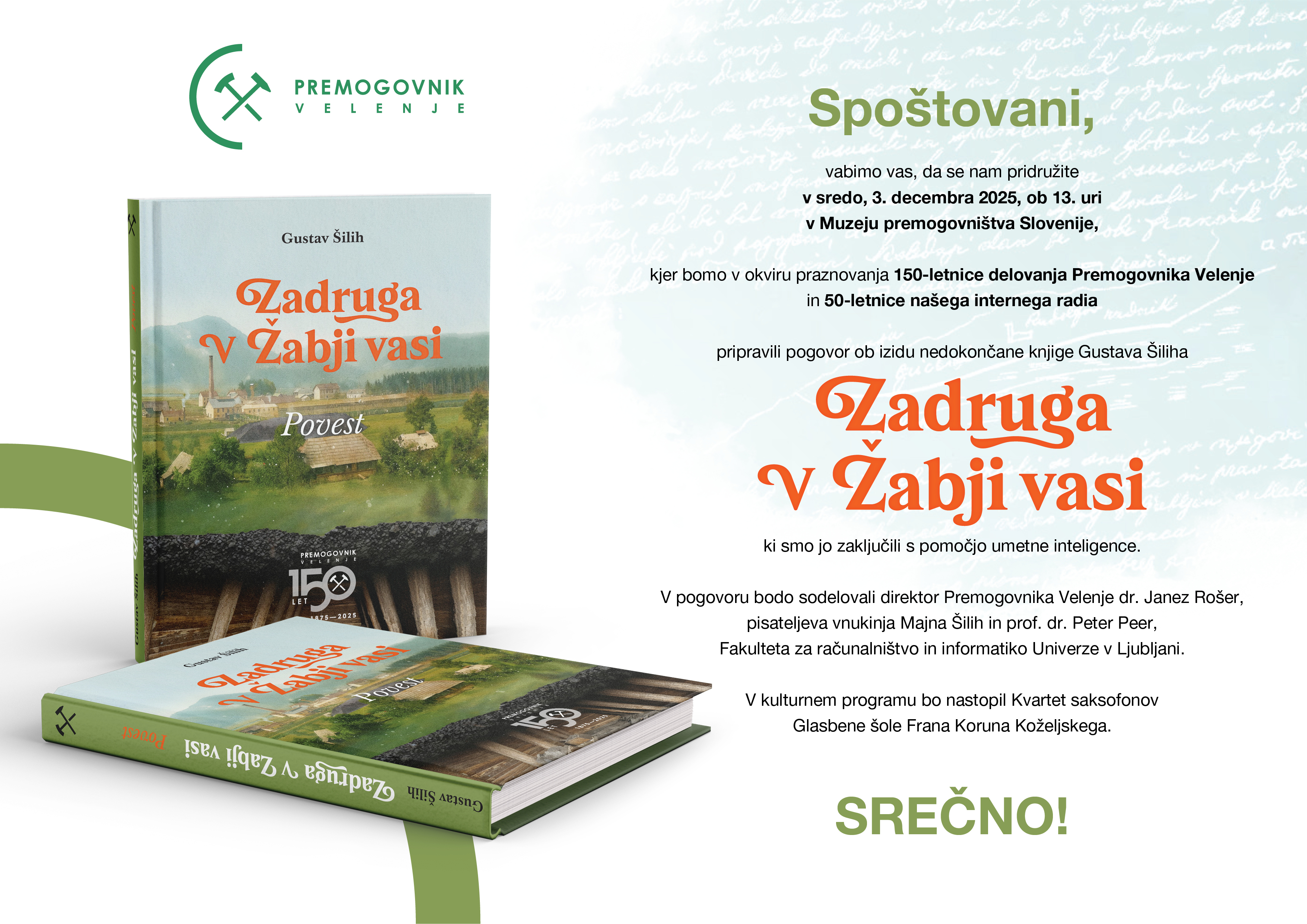 50 let internega radia in predstavitev knjige Gustava Šiliha Zadruga v Žabji vasi