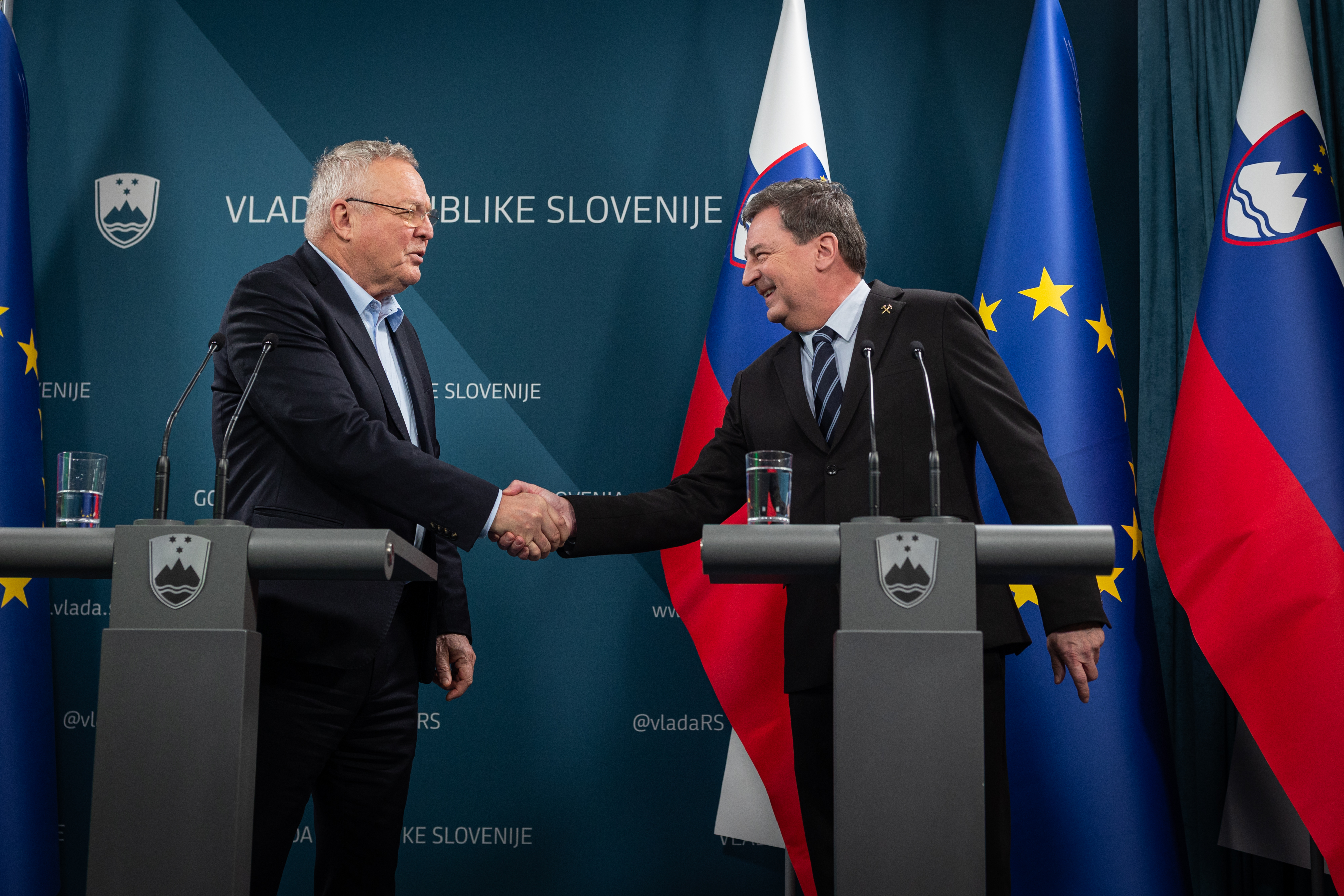 Novinarska konferenca po potrditvi zakona o postopnem zapiranju Premogovnika Velenje